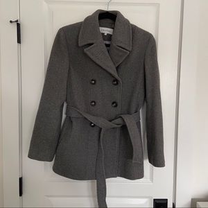 Calvin Klein Women's Gray Peacoat